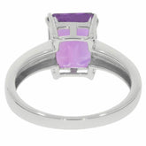 Sterling Silver Semi Mount Ring Setting OCT 9X7mm White Topaz - Syzjewelry